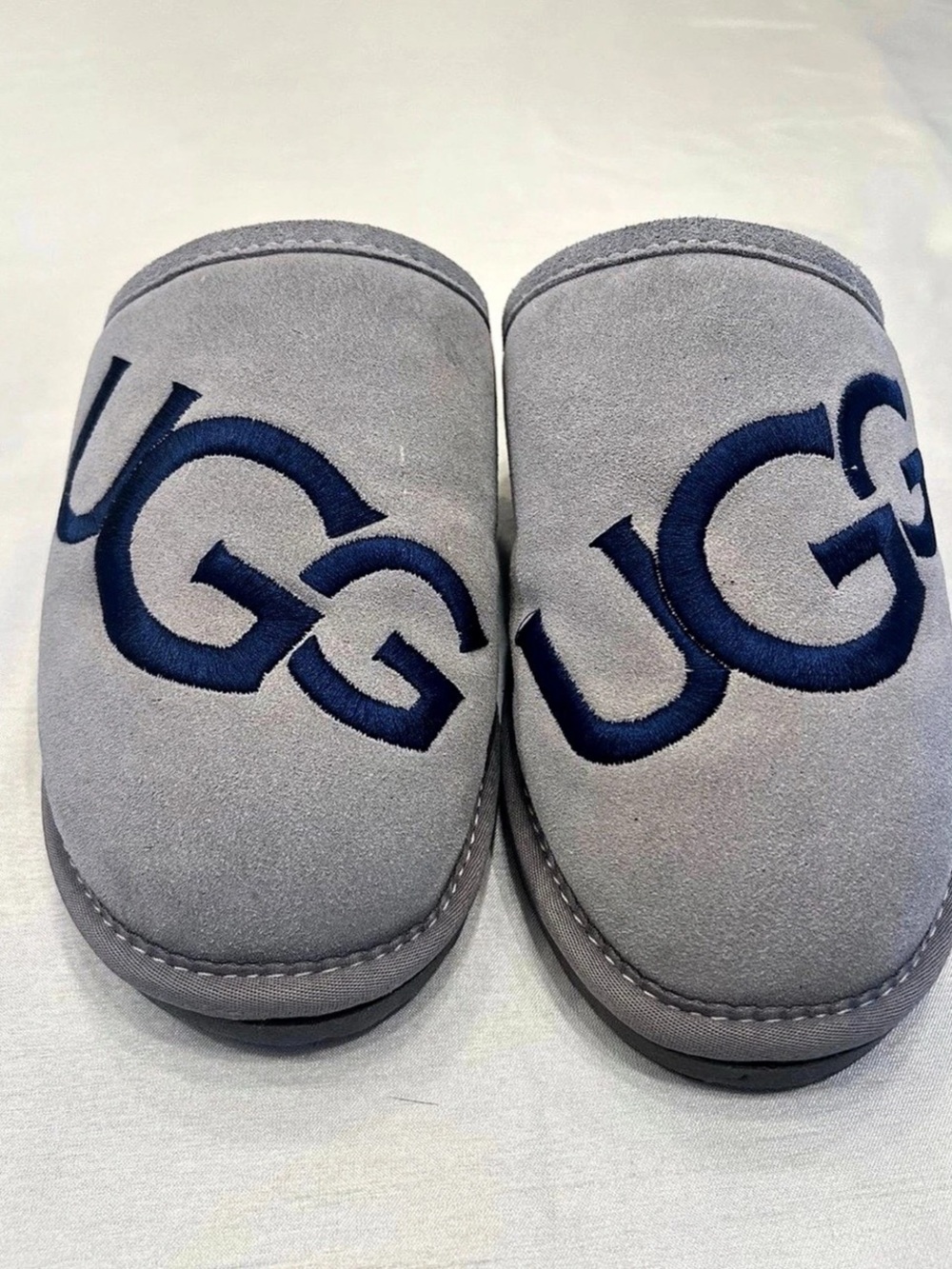 UGG 19010D Gray & Blue Slippers US 7